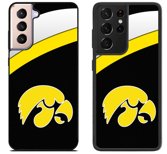 Iowa Hawkeyes Stripe Samsung Galaxy S21 | S21 FE | S21+ | S21 Ultra Case
