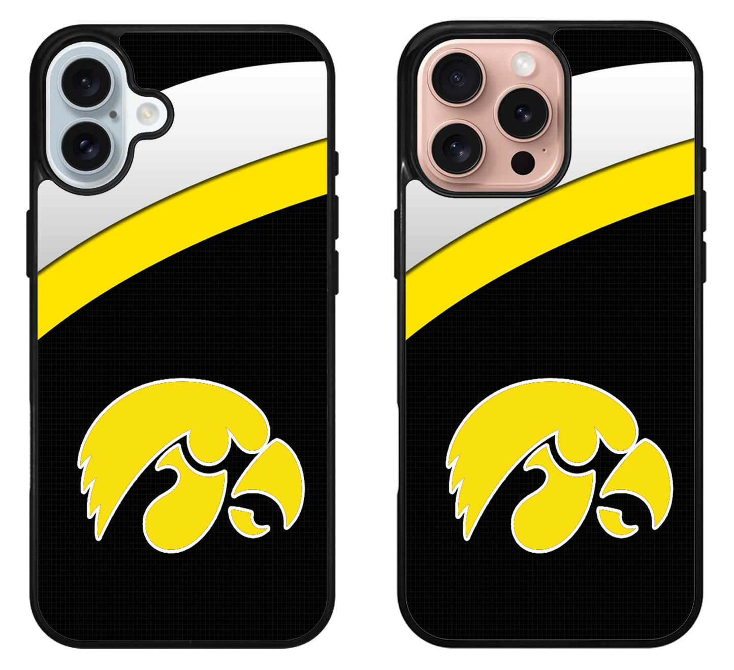 Iowa Hawkeyes Stripe Cool iPhone 16 | 16 Plus | 16 Pro | 16 Pro Max Case