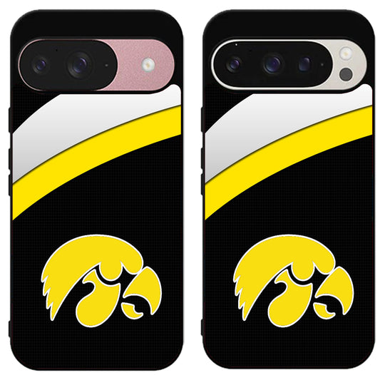 Iowa Hawkeyes Stripe Cool Google Pixel 9 | 9 Pro | 9 Pro XL Case