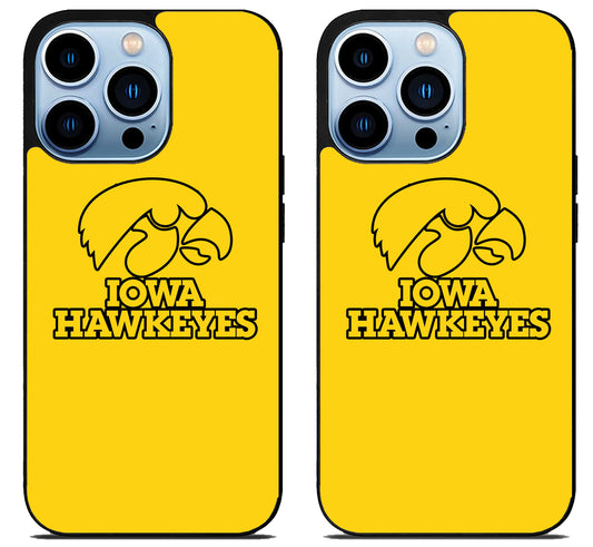 Iowa Hawkeyes Yellow iPhone 15 Pro | iPhone 15 Pro Max Case