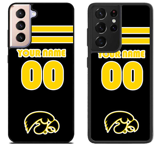 Custom Personalized Iowa Hawkeyes Samsung Galaxy S21 | S21 FE | S21+ | S21 Ultra Case