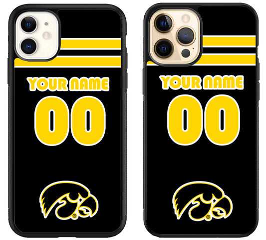 Custom Personalized Iowa Hawkeyes iPhone 12 | 12 Mini | 12 Pro | 12 Pro Max Case