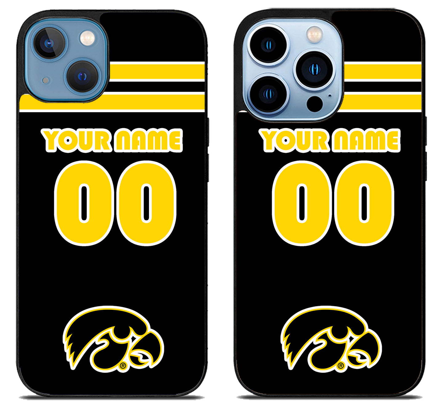 Custom Personalized Iowa Hawkeyes iPhone 13 | 13 Mini | 13 Pro | 13 Pro Max Case