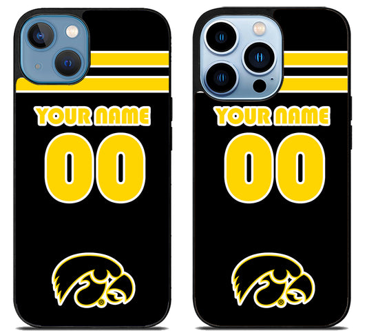Custom Personalized Iowa Hawkeyes iPhone 13 | 13 Mini | 13 Pro | 13 Pro Max Case