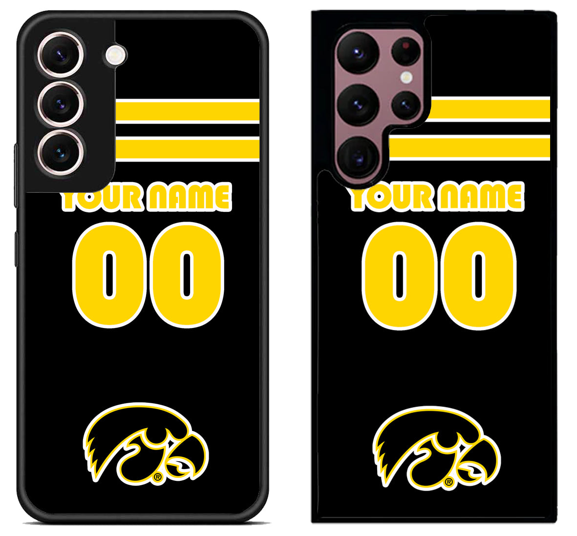 Custom Personalized Iowa Hawkeyes Samsung Galaxy S22 | S22+ | S22 Ultra Case