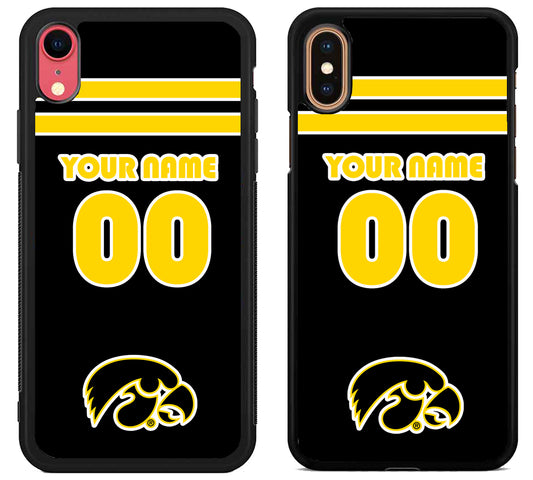 Custom Personalized Iowa Hawkeyes iPhone X | Xs | Xr | Xs Max Case