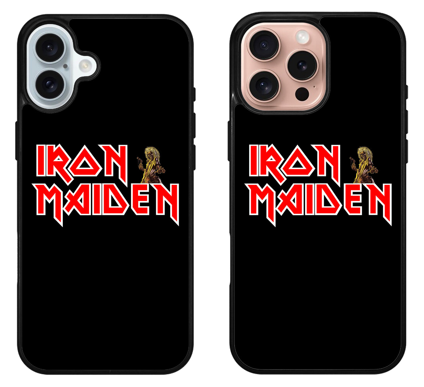 Iron Maiden Black iPhone 16 | 16 Plus | 16 Pro | 16 Pro Max Case