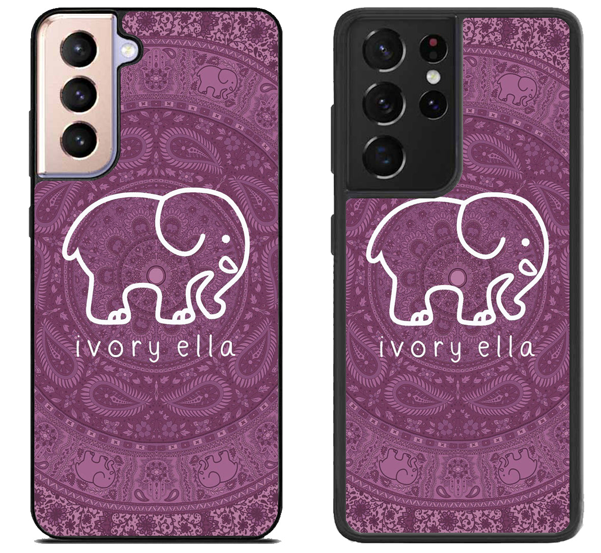 Ivory Ella Pattern Samsung Galaxy S21 | S21 FE | S21+ | S21 Ultra Case
