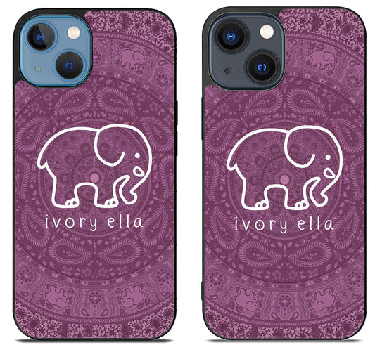 Ivory Ella Pattern iPhone 15 | iPhone 15 Plus Case