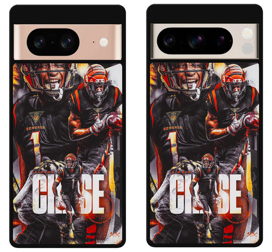 Ja'Marr Chase Cincinnati Bengals Google Pixel 8 | 8 Pro Case