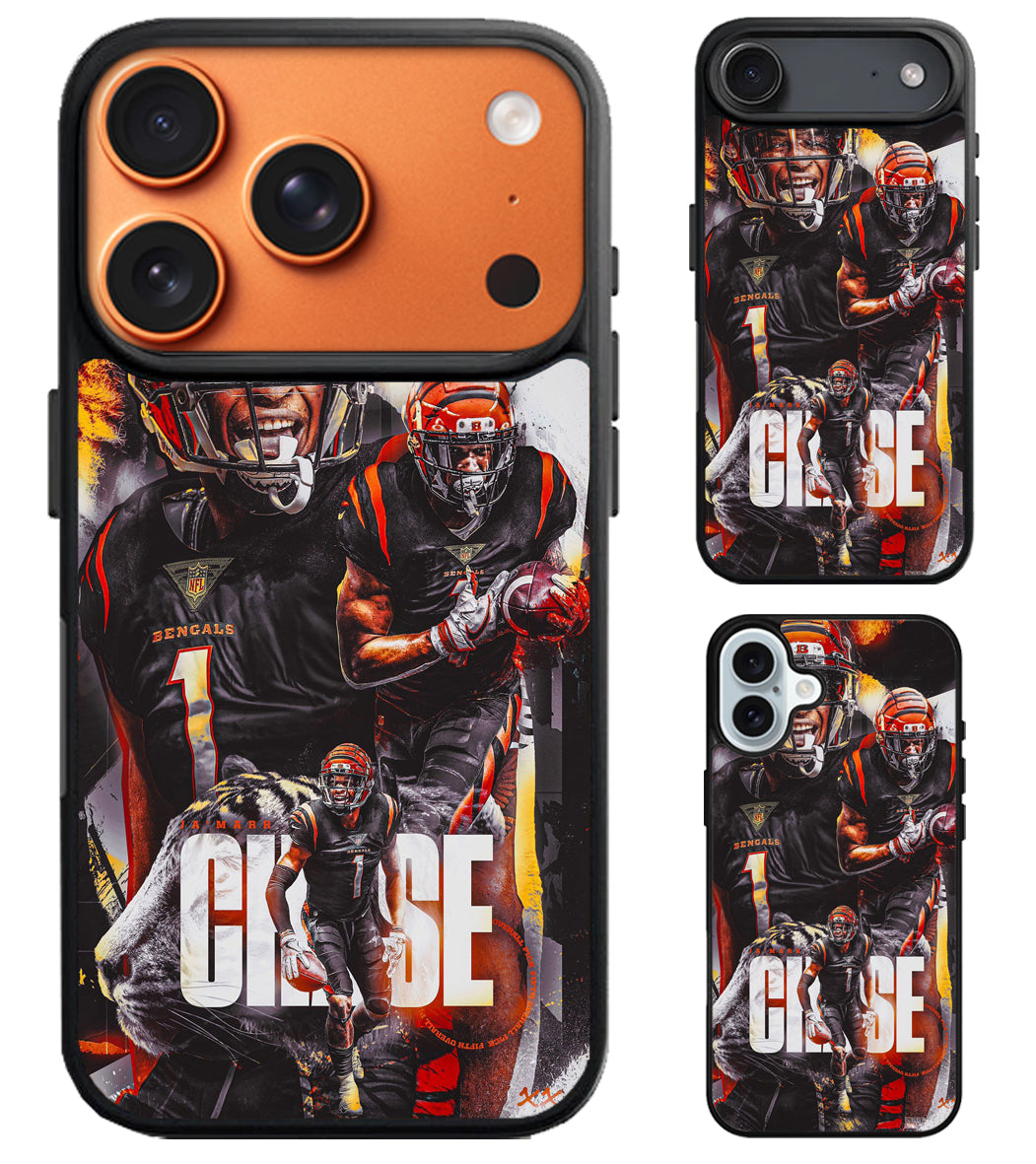 Ja'Marr Chase Cincinnati Bengals iPhone Air | iPhone 17 | 17 Pro | 17 Pro Max Case