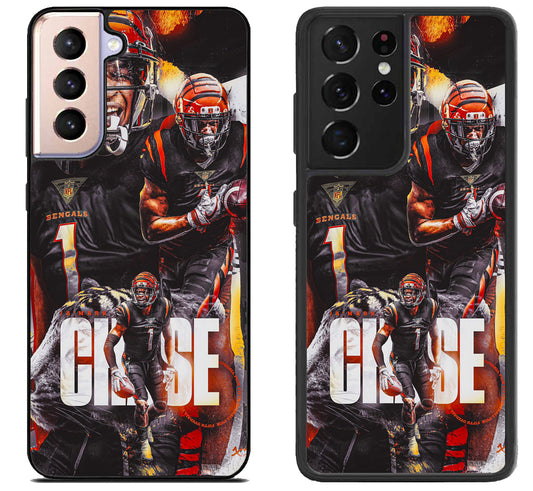 Ja'Marr Chase Cincinnati Bengals Samsung Galaxy S21 | S21 FE | S21+ | S21 Ultra Case
