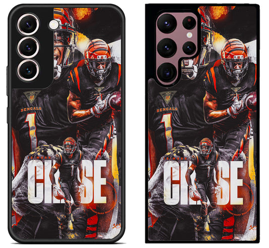 Ja'Marr Chase Cincinnati Bengals Samsung Galaxy S22 | S22+ | S22 Ultra Case