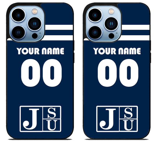 Custom Personalized Jackson State Tigers iPhone 15 Pro | iPhone 15 Pro Max Case