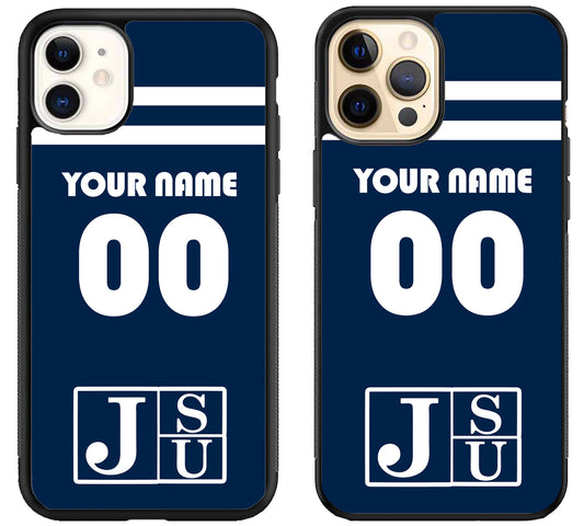 Custom Personalized Jackson State Tigers iPhone 12 | 12 Mini | 12 Pro | 12 Pro Max Case