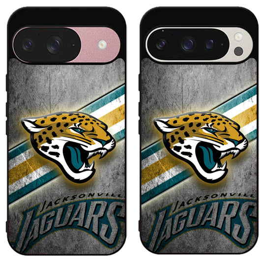 Jacksonville Jaguars Artwork Google Pixel 9 | 9 Pro | 9 Pro XL Case