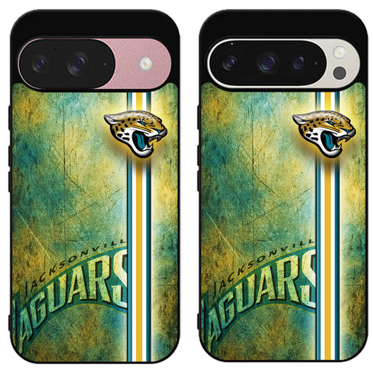 Jacksonville Jaguars Background Google Pixel 9 | 9 Pro | 9 Pro XL Case