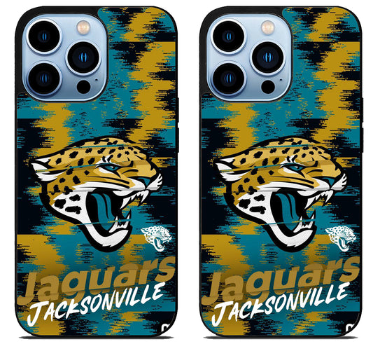 Jacksonville Jaguars Colorfull iPhone 15 Pro | iPhone 15 Pro Max Case