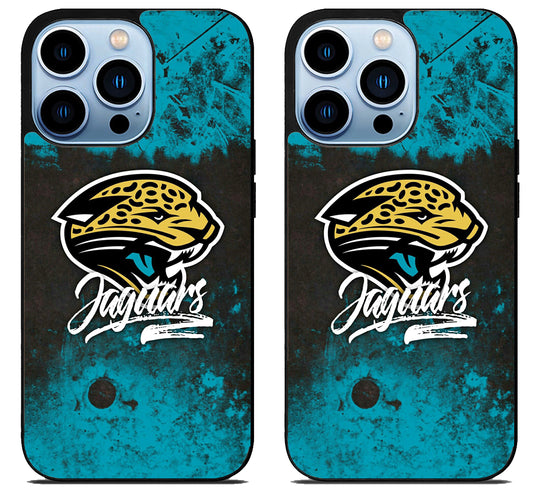 Jacksonville Jaguars Painted iPhone 15 Pro | iPhone 15 Pro Max Case