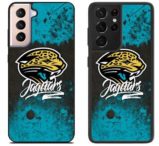 Jacksonville Jaguars Painted Samsung Galaxy S21 | S21 FE | S21+ | S21 Ultra Case