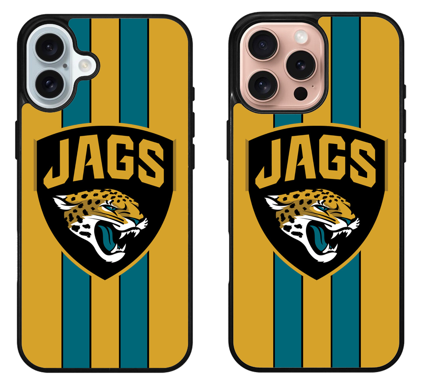 Jacksonville Jaguars Stripe iPhone 16 | 16 Plus | 16 Pro | 16 Pro Max Case