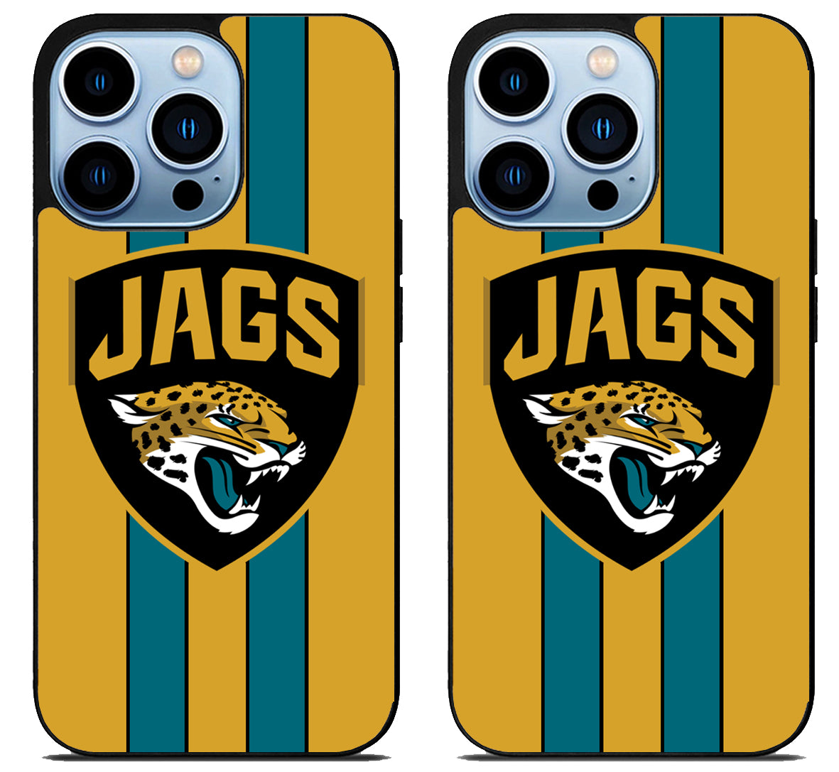 Jacksonville Jaguars Stripe iPhone 15 Pro | iPhone 15 Pro Max Case