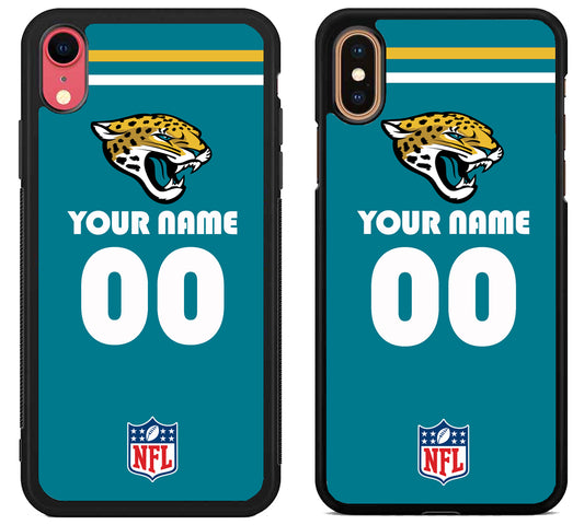 Custom Personalized Jacksonville Jaguars NFL iPhone X | Xs | Xr | Xs Max Case