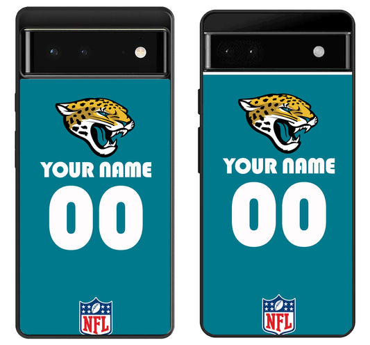 Custom Personalized Jacksonville Jaguars NFL Google Pixel 6 | 6A | 6 Pro Case