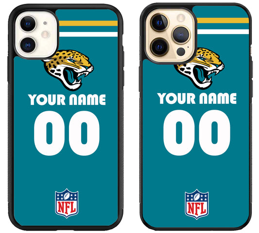 Custom Personalized Jacksonville Jaguars NFL iPhone 12 | 12 Mini | 12 Pro | 12 Pro Max Case