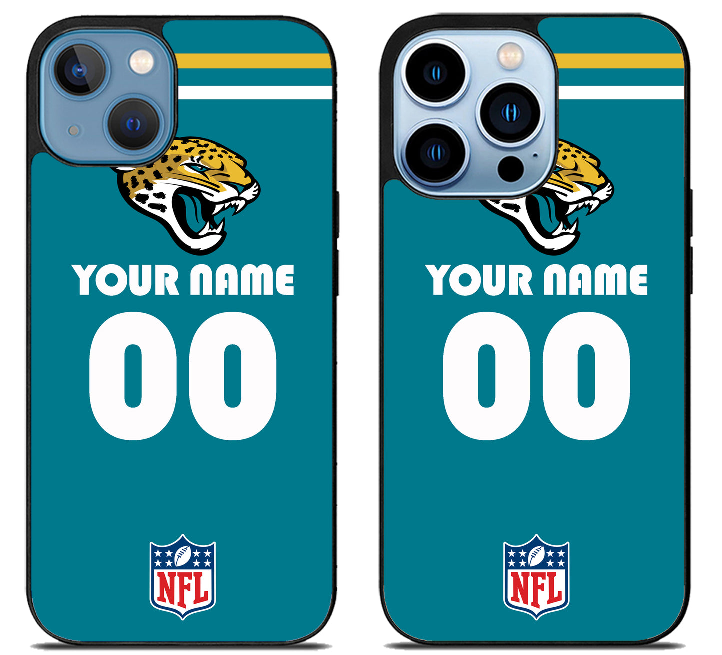 Custom Personalized Jacksonville Jaguars NFL iPhone 13 | 13 Mini | 13 Pro | 13 Pro Max Case