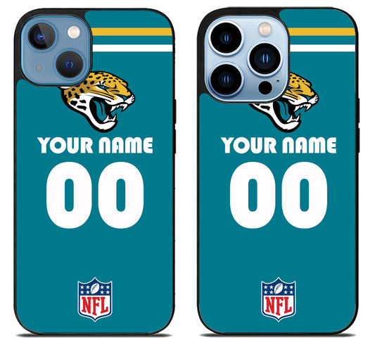 Custom Personalized Jacksonville Jaguars NFL iPhone 13 | 13 Mini | 13 Pro | 13 Pro Max Case