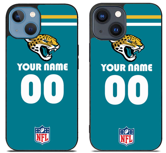 Custom Personalized Jacksonville Jaguars NFL iPhone 15 | iPhone 15 Plus Case
