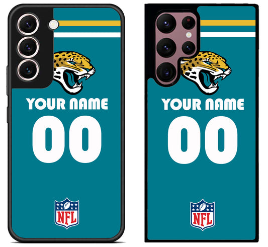 Custom Personalized Jacksonville Jaguars NFL Samsung Galaxy S22 | S22+ | S22 Ultra Case