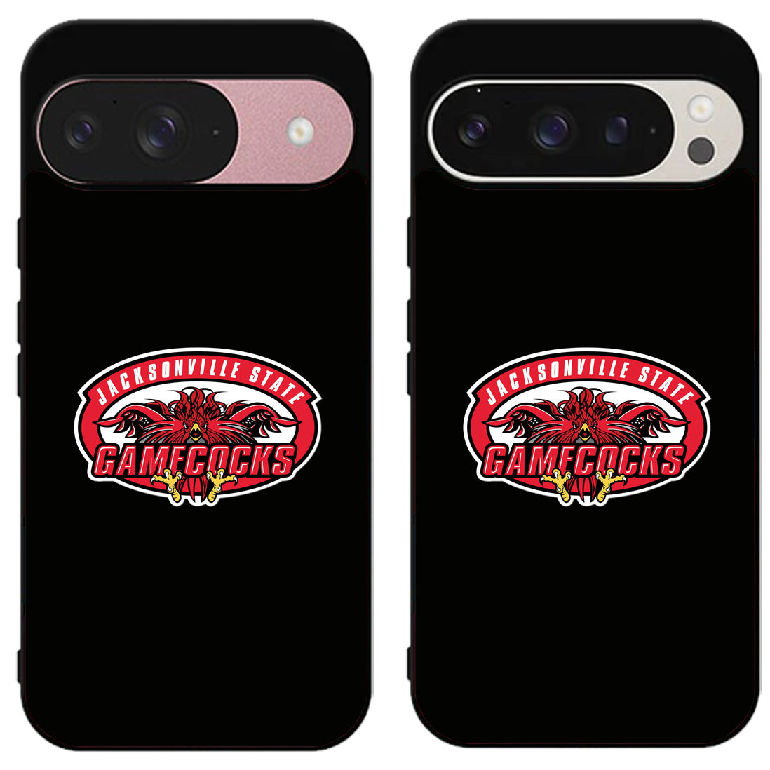 Jacksonville State Gamecocks Black Google Pixel 9 | 9 Pro | 9 Pro XL Case