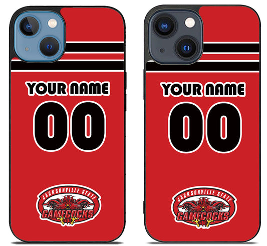 Custom Personalized Jacksonville State Gamecocks iPhone 15 | iPhone 15 Plus Case