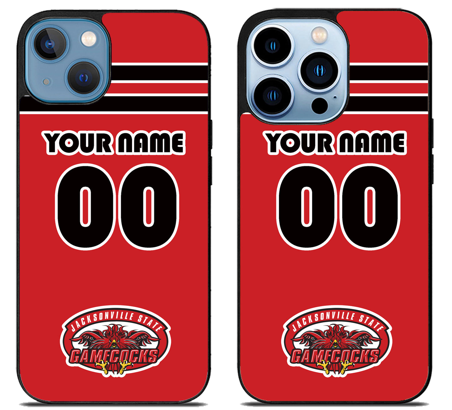 Custom Personalized Jacksonville State Gamecocks iPhone 13 | 13 Mini | 13 Pro | 13 Pro Max Case