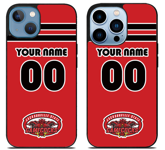 Custom Personalized Jacksonville State Gamecocks iPhone 13 | 13 Mini | 13 Pro | 13 Pro Max Case