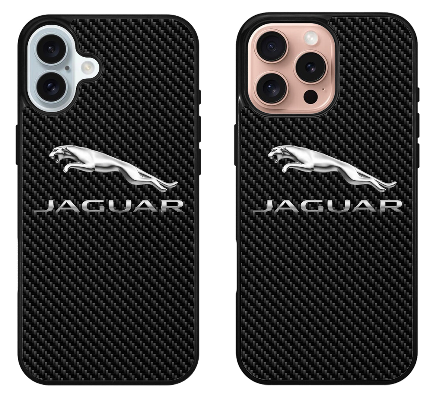 Jaguar Black Carbon iPhone 16 | 16 Plus | 16 Pro | 16 Pro Max Case