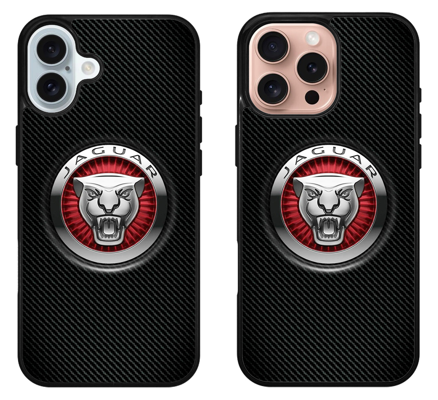 Jaguar Logo Carbon iPhone 16 | 16 Plus | 16 Pro | 16 Pro Max Case