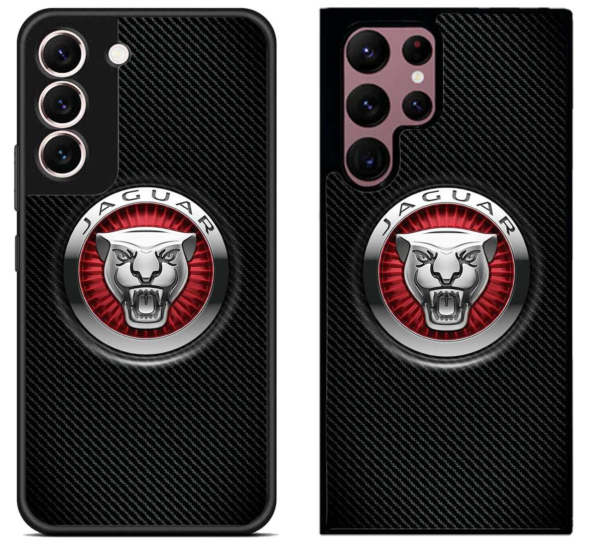 Jaguar Logo Carbon Samsung Galaxy S22 | S22+ | S22 Ultra Case