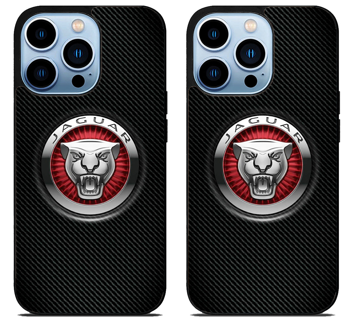 Jaguar Logo Carbon iPhone 15 Pro | iPhone 15 Pro Max Case