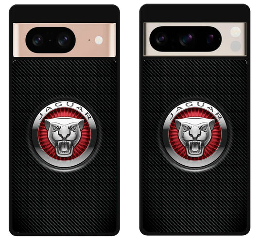 Jaguar Logo Carbon Google Pixel 8 | 8 Pro Case