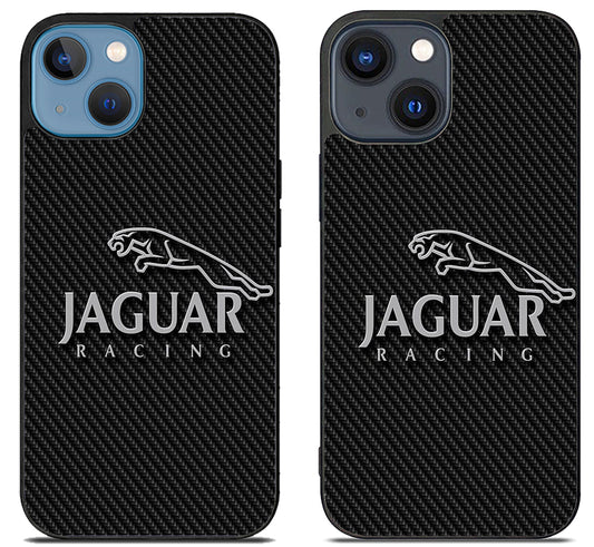 Jaguar Racing Logo Carbon iPhone 15 | iPhone 15 Plus Case