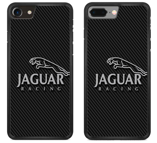 Jaguar Racing Logo Carbon iPhone 8 | 8 Plus Case