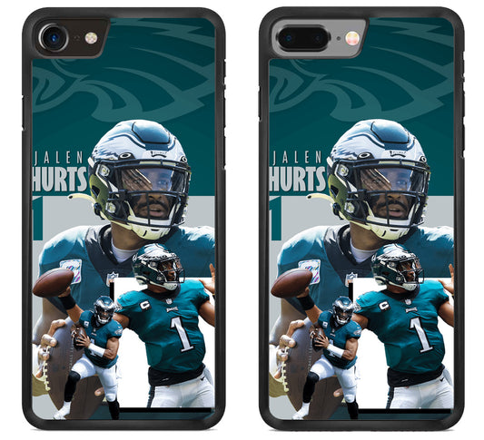 Jalen Hurts Philadelphia Eagles Collage iPhone 8 | 8 Plus Case