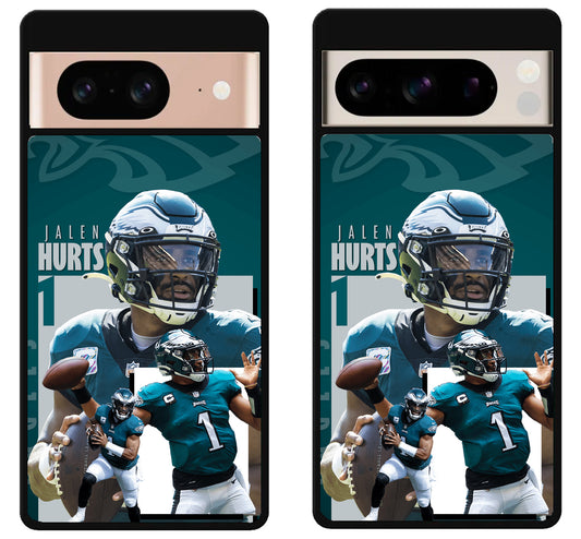 Jalen Hurts Philadelphia Eagles Collage Google Pixel 8 | 8 Pro Case