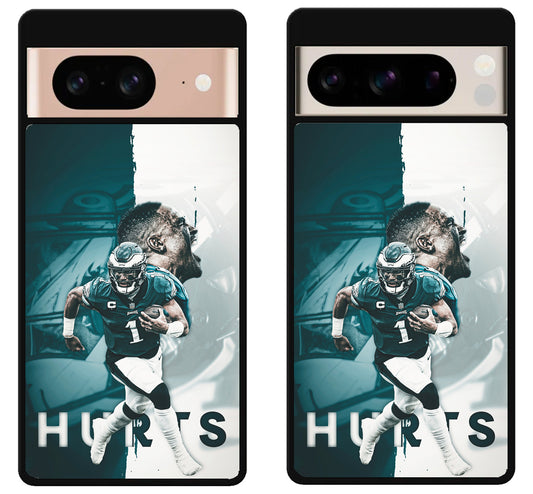 Jalen Hurts Philadelphia Eagles Cover Google Pixel 8 | 8 Pro Case