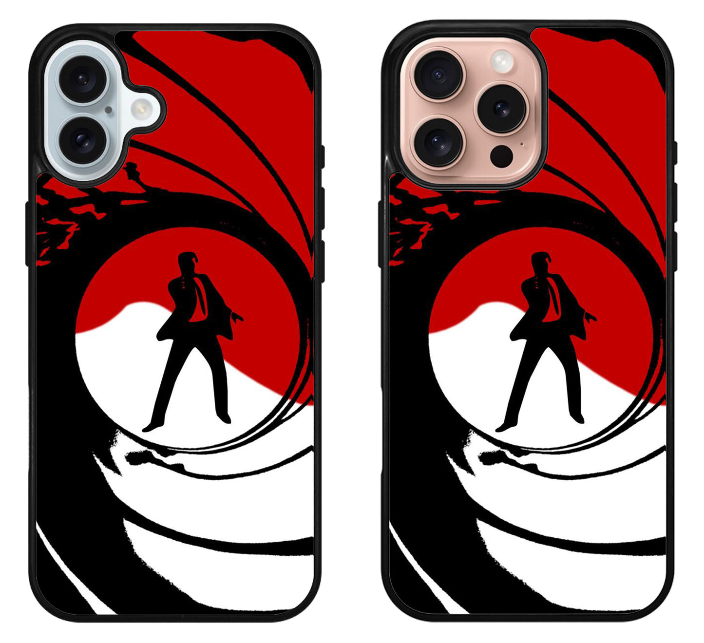 James Bond Red And White iPhone 16 | 16 Plus | 16 Pro | 16 Pro Max Case