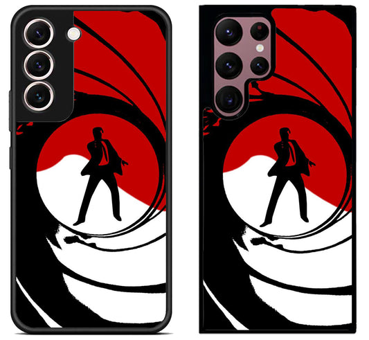 James Bond Red And White Samsung Galaxy S22 | S22+ | S22 Ultra Case