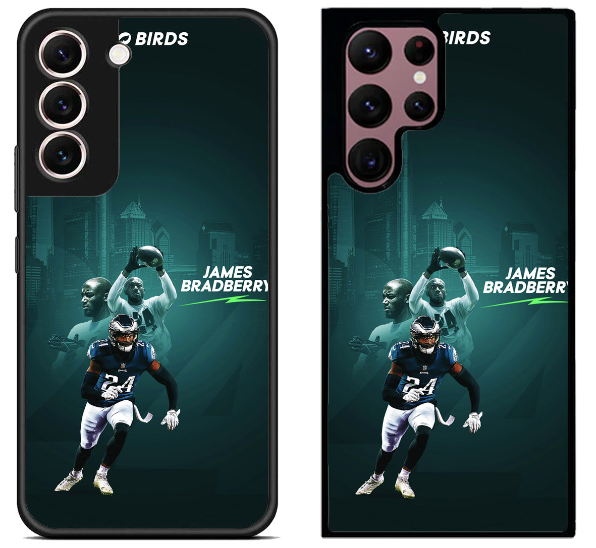 James Bradberry Philadelphia Eagles Samsung Galaxy S22 | S22+ | S22 Ultra Case